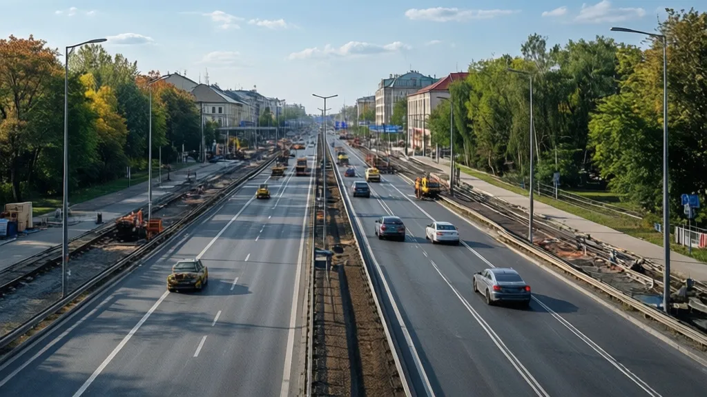 Harmonogram prac remontowych na głównych arteriach komunikacyjnych